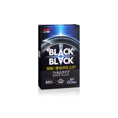 SOFT99 BLACK BLACK- HARD COAT FOR TIRE, tartós gumiápoló 110ml