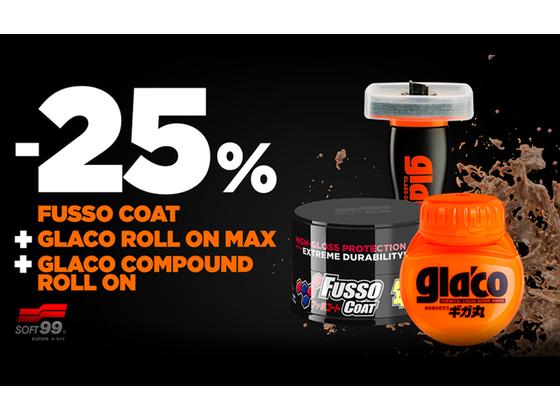 Soft99 Fusso Coat 12M wax Glaco szettel kedvező áron!
