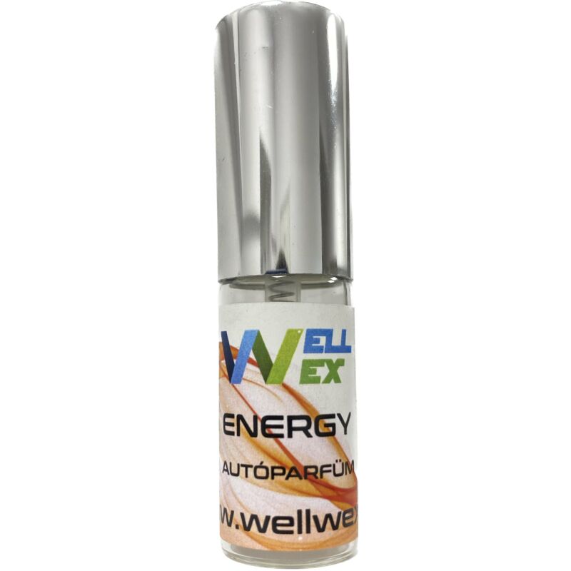 Wellwex Energy autóparfüm MINTA - 5 ml