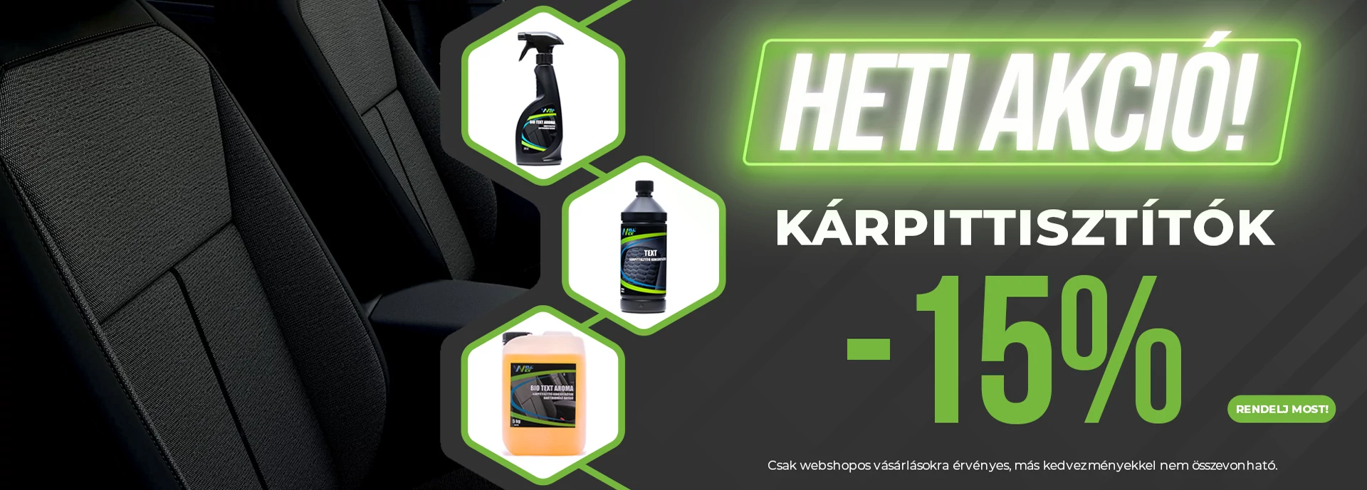 Wellwex kárpittisztító -15%